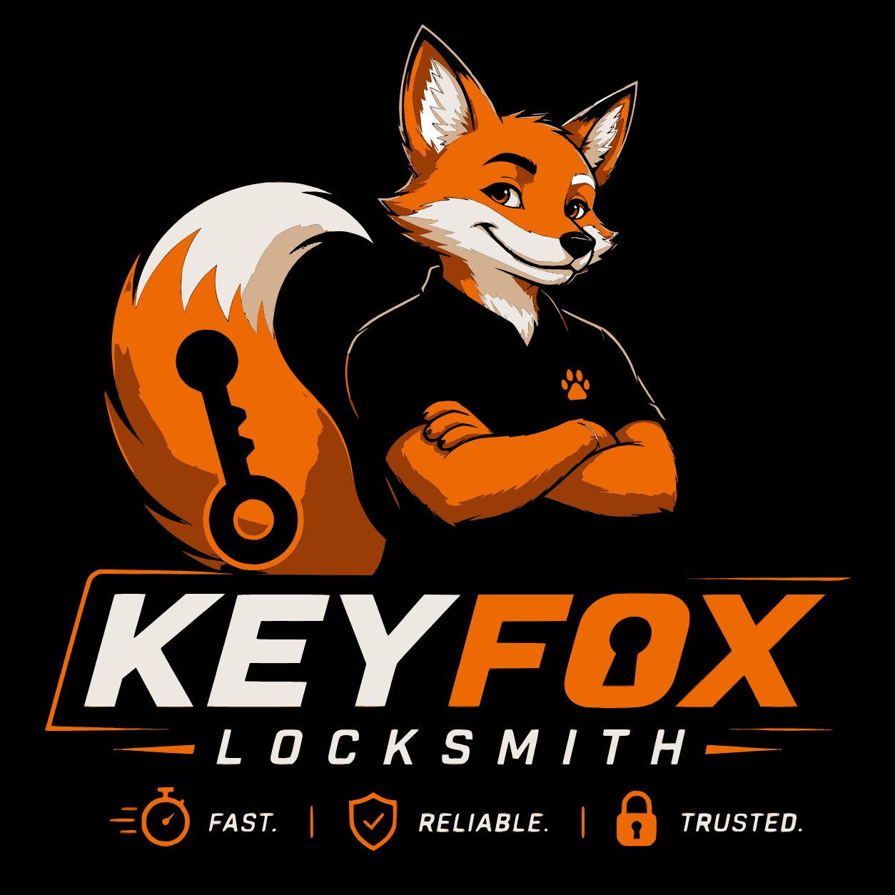KeyFox Locksmith logo